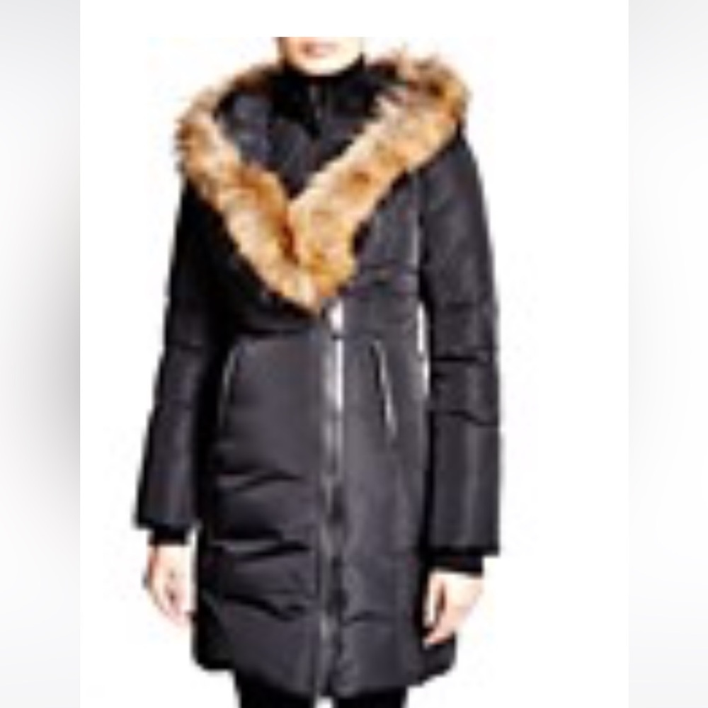 Mackage Kay Lavish Fur Trim Down Coat. Black XXL